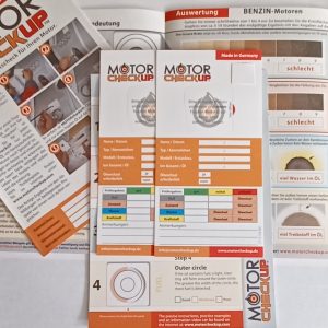 Two MOTORcheckUP tests to check the health status of engines plus shipping €2.50